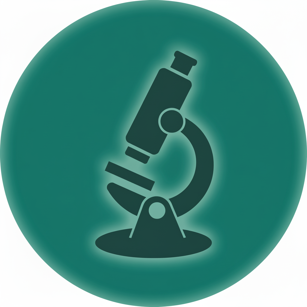 Icône microscope - recherche de la cause