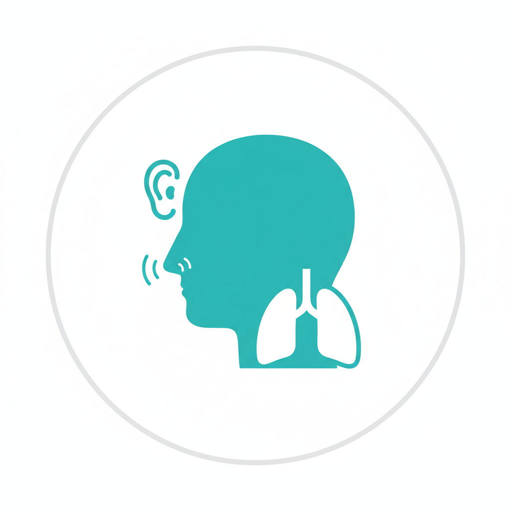Icône ORL et respiratoire